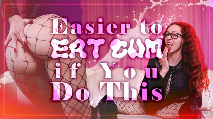 Easier to Eat Cum if you Do THIS First - CEI JOI Tutorial 💦👅 by FemDom POV