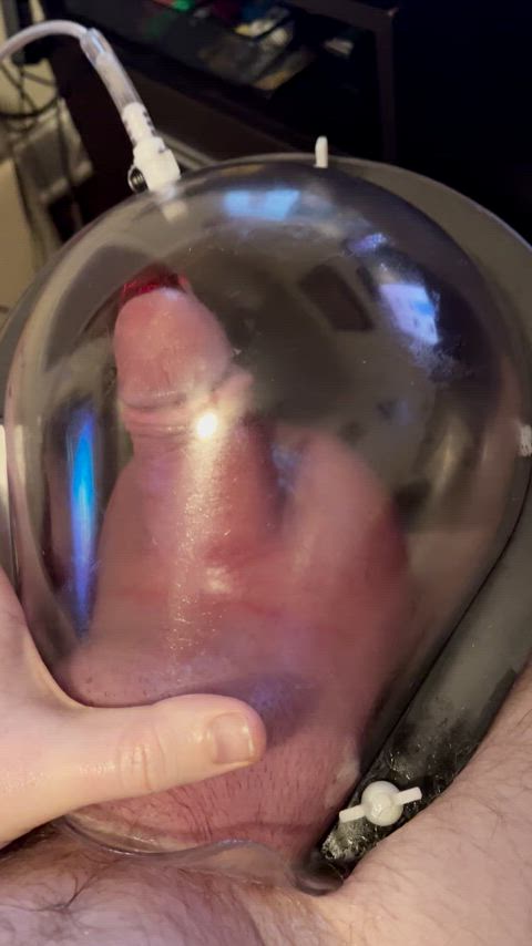 amateur male masturbation penis pump clip