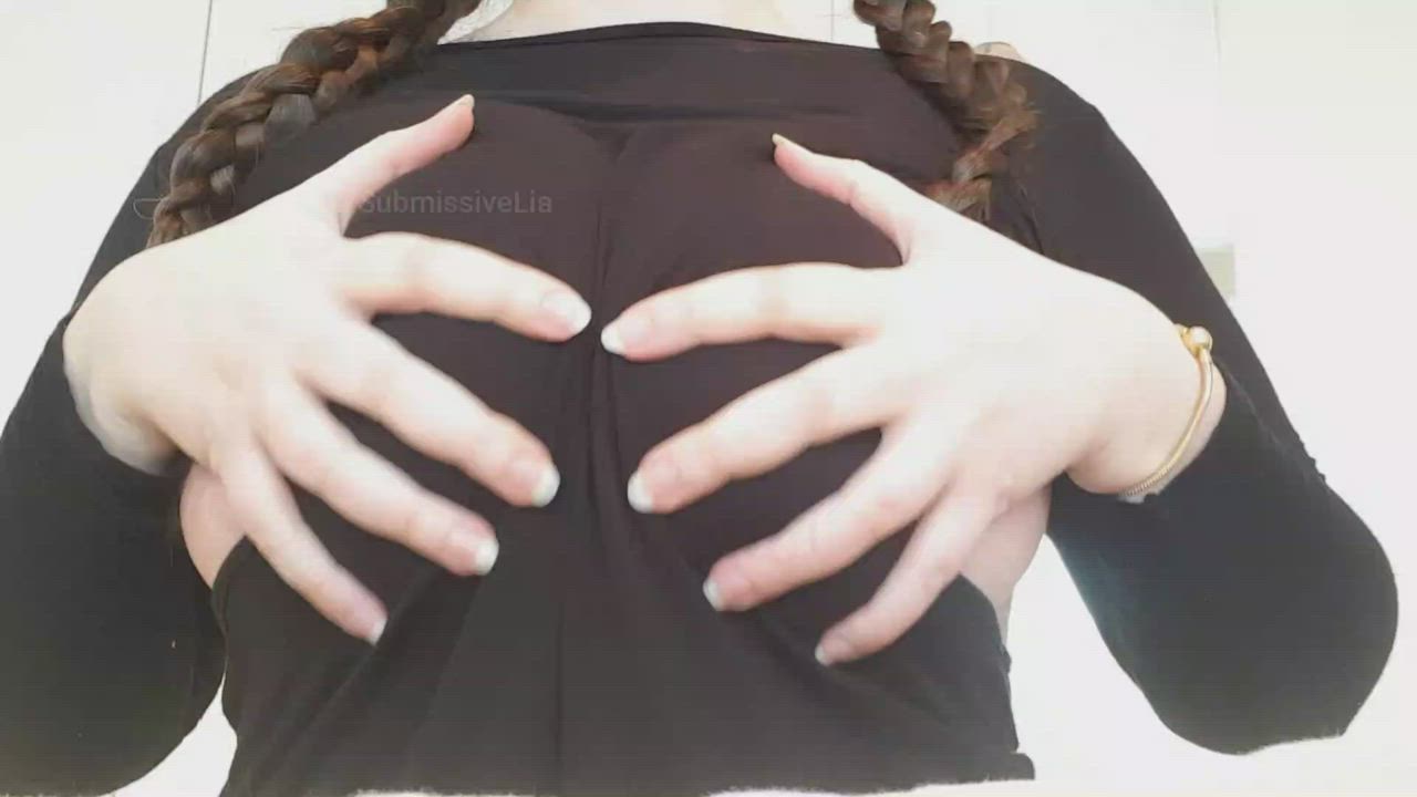 If I've been a good girl, will you pull me by the braids while I titty drop for you?