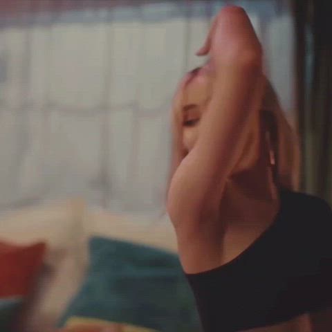 blonde bra celebrity dancing legs seduction skirt slut celebs clip