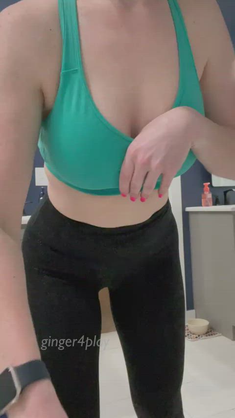 Please don't mind the post-workout boob sweat, I doubt you would want it rubbed against