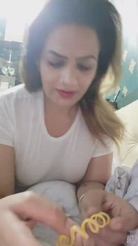 Braless Indian MILF TikTok clip