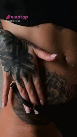 bath bathroom bikini boobs model sensual shower tattoo clip