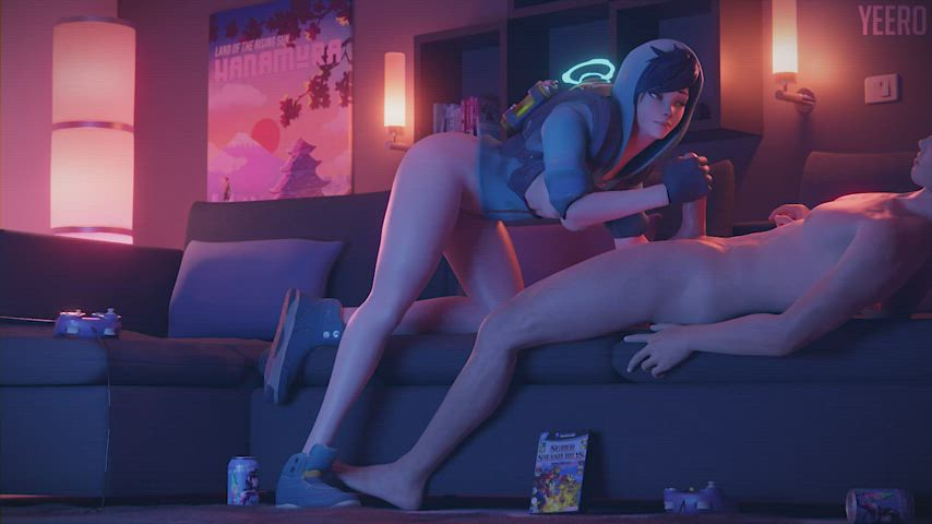 3D 60fps Animation Hentai NSFW Overwatch Rule34 SFM clip