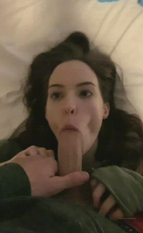 blowjob brunette face fuck clip