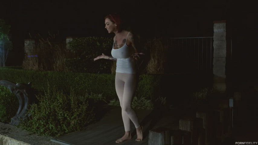 Anna Bell Peaks Big Tits Legs Up MILF Redhead Squirt Tattoo Wet clip