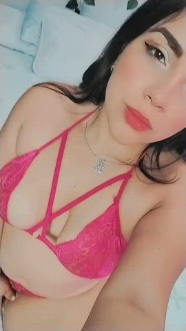 bbw big tits camgirl curvy latina lingerie milf webcam white girl clip