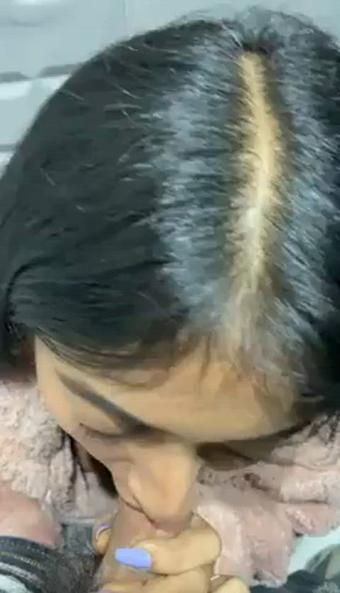 bathroom blowjob desi hindi pov wink clip