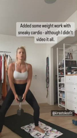 Celebrity Spandex Workout clip