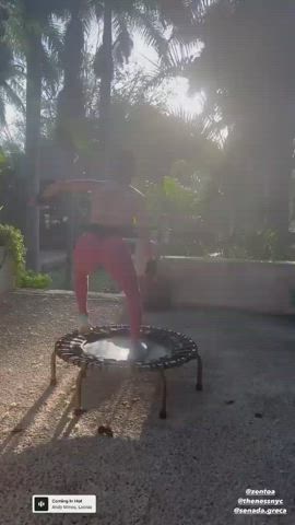 Eva Longoria Spandex Workout clip