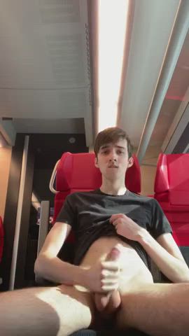 cumshot handjob public twink clip