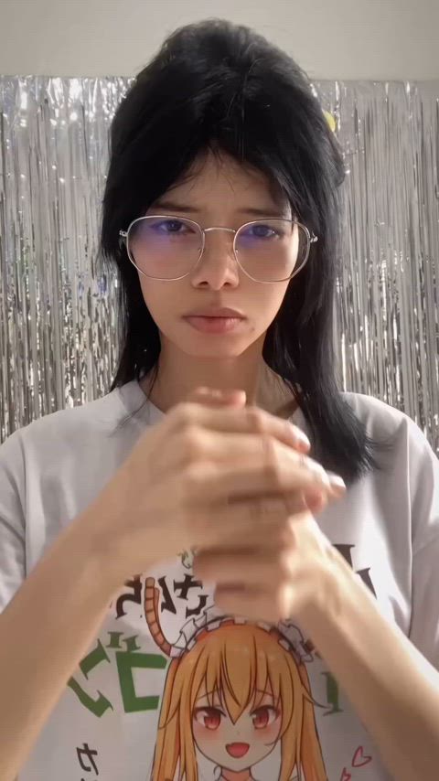 amateur brazilian cosplay teen tik-tok clip