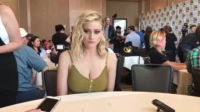 Olivia Taylor Dudley is just...too busty to hide. Impossible to make eye contact