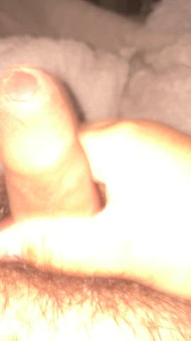 hairy hairy cock jerk off male masturbation masturbating uncut clip