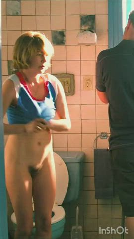 Bathroom Belly Button Sex Stripping clip