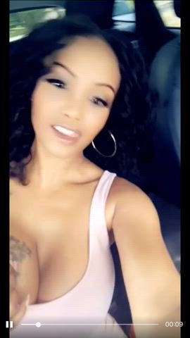 Big Tits Boobs Car Ebony Flashing Latina Nipples Tattoo Tits clip