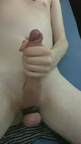 BWC Big Dick Cock Ring Masturbating Skinny clip