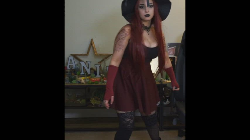big tits cleavage goth tits clip