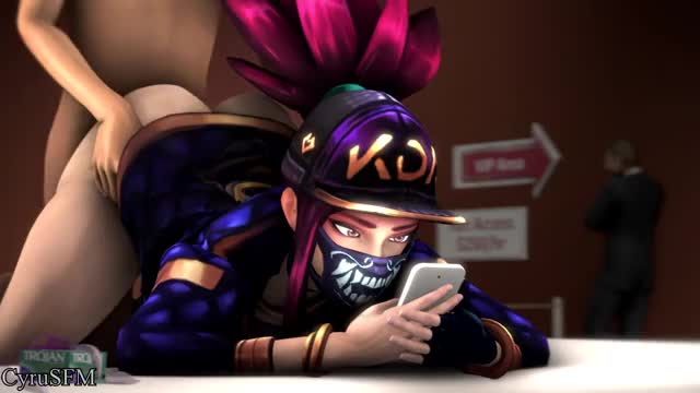 K/DA Akali Fan service (CyruSFM) [League of Legends]