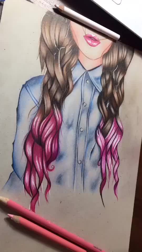 Almost finished ?? What is your hair color ?  #Romania #Drawing #Art #ForYou