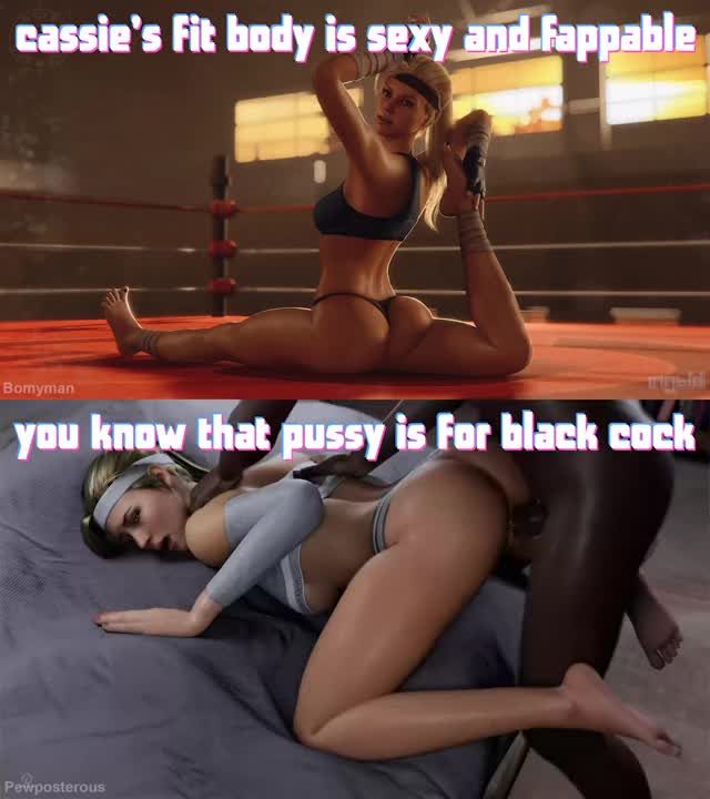 that pussy is for black cock (cassie)