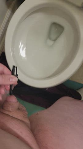 gay little dick pee toilet watersports clip