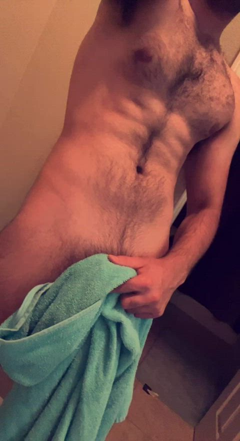Who likes massive cock fresh out of the shower?