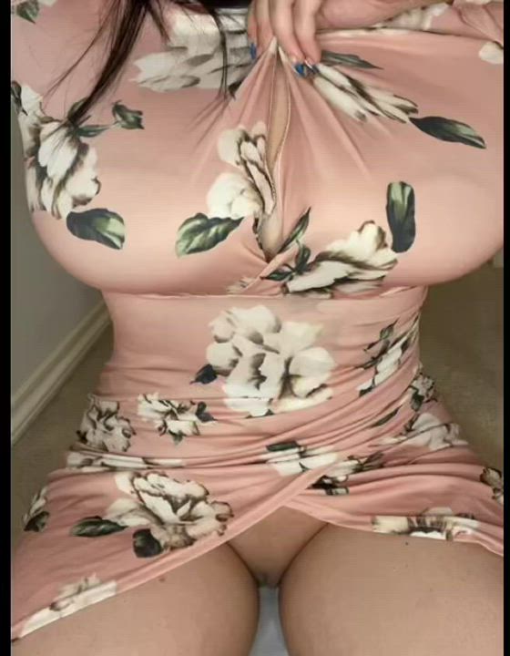 Would you titty fuck me in this dress?