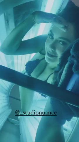 Bikini Boobs Brazilian Brunette Dani Facial Goddess Labia Tease clip