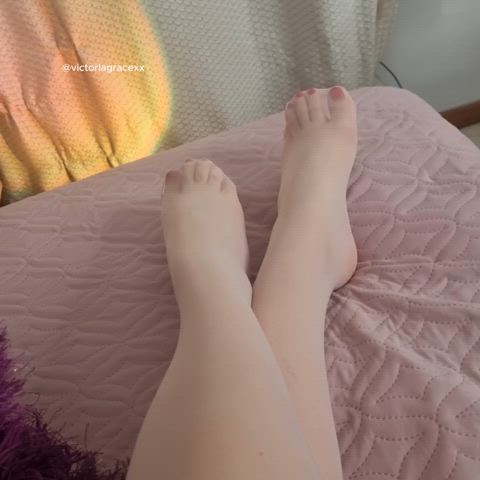 feet feet fetish foot stockings toes clip