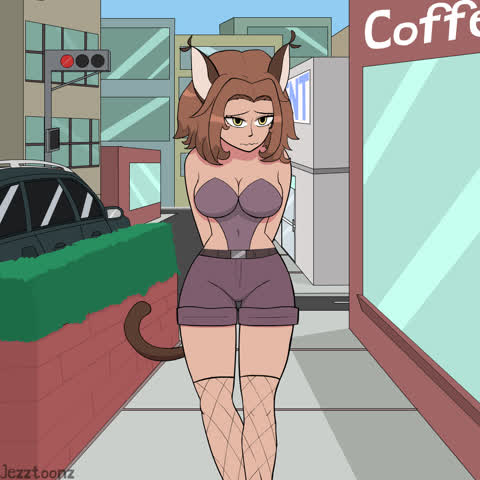 boobs cartoon exhibitionist clip