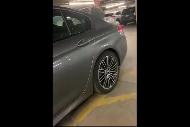 Phat Ass White Girl Sucks and Fucks BBC in a Parking Lot