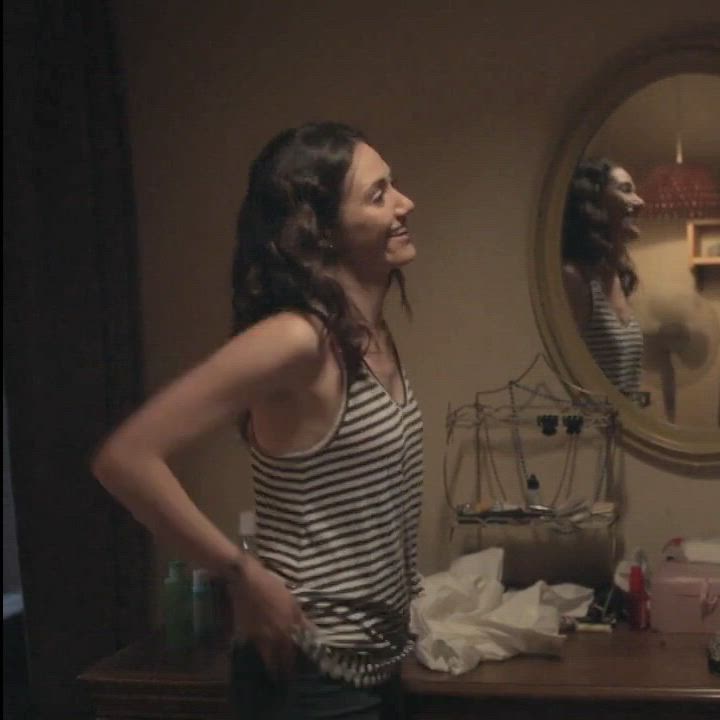 Belly Button Bra Emmy Rossum clip