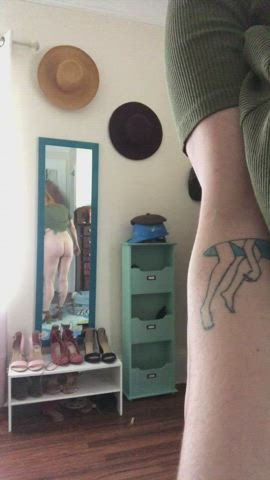 booty dress mirror upskirt clip
