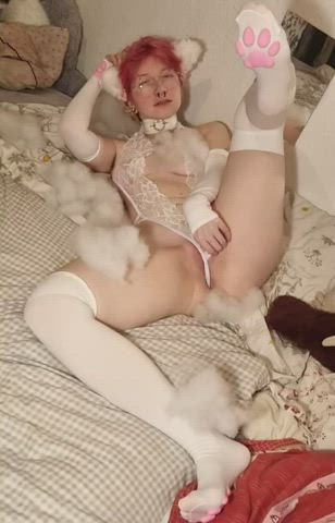 femboy kitten petplay pussy clip