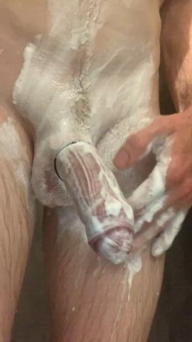 Feeling quite horny in the shower!