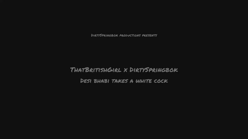 Your desi bhabi takes white cock 😈🤭