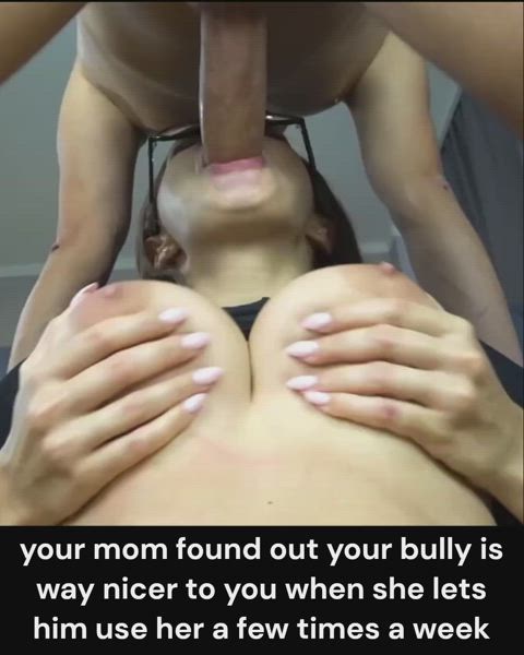 big dick big tits blowjob bully caption face fuck tits clip