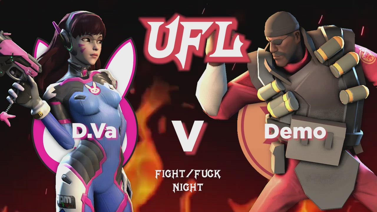 D.Va versus DemoMan [Overwatch] [Team Fortress] (PokedudeSFM)