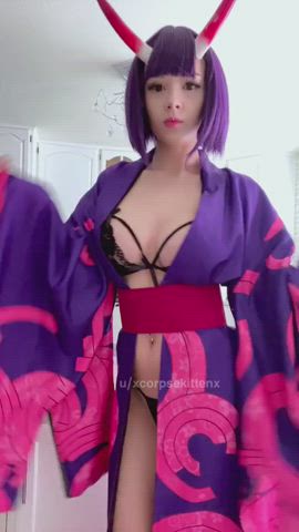 Asian Cosplay Tits clip