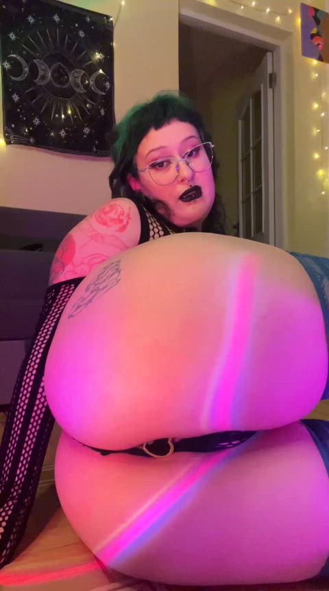 you'd whip my big goth ass and replace that plug with your dick, wouldn't you