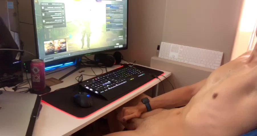 cock exhibitionism exhibitionist gamer girl gay jerk off naked remote control solo