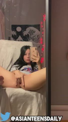 18 years old amateur asian cute fingering mirror onlyfans teen tiktok clip