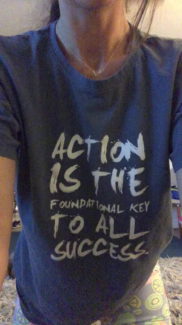 T-Shirt Quote of the Day... what action will you take ?