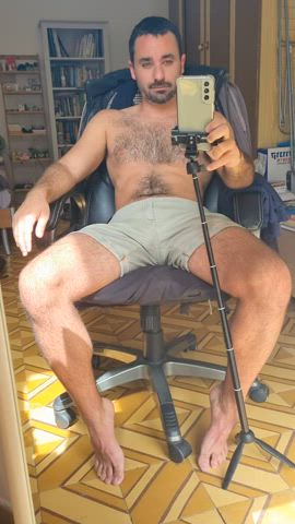 gay hairy hairy chest israeli legs male pretty thighs clip