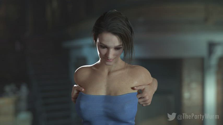 Jill Valentine Titty Drop (ThePartyWurm) [Resident Evil 3]