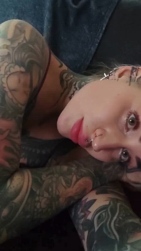 ass big tits egirl fake lips fake tits tattooed clip