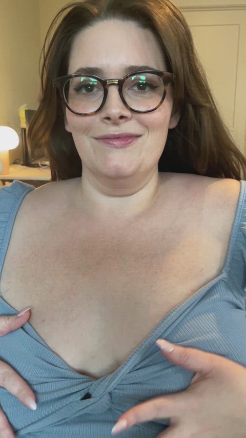 bbw big tits brunette chubby onlyfans tits clip