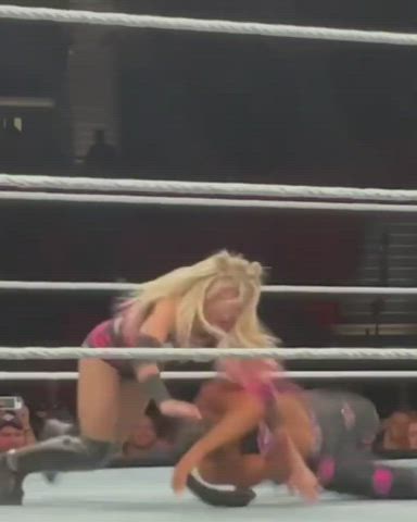 Ass Blonde Wrestling clip