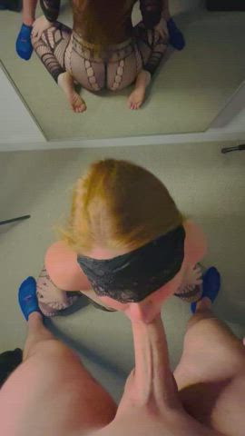 balls sucking big ass big dick blowjob deepthroat handjob lingerie pawg redhead clip